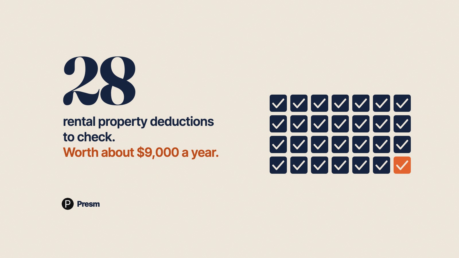 Featured image for Every Rental Property Tax Deduction in 2026: The 28-Item Checklist Worth $9,000 a Year